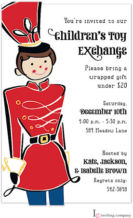 Inviting Co. - Invitations (Toy Soldier) Inviting Co. - Invitations (Toy Soldier)