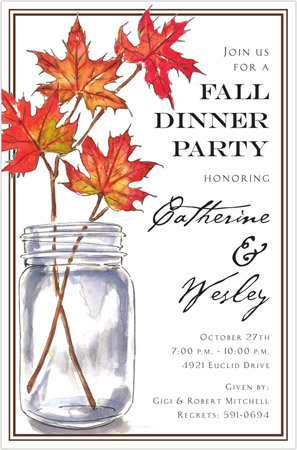 Inviting Co. - Invitations (Leaf Branches Jar)