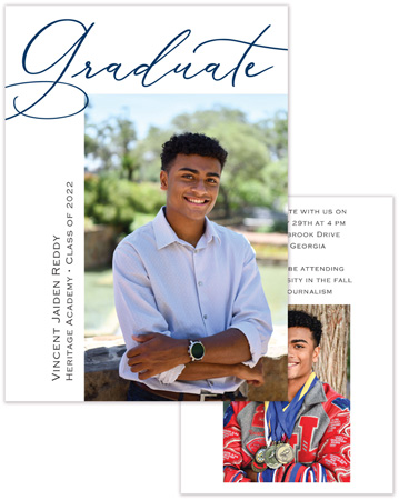 Photo Graduation Announcements by PicMe Prints - Legacy (Vertical) Photo Graduation Announcements by PicMe Prints - Legacy (Vertical)