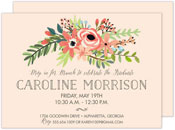 Graduation Invitations by PicMe Prints - Coral Bouquet Peachy (Grad Sale 2022)