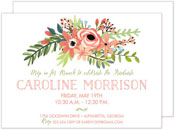 Graduation Invitations by PicMe Prints - Coral Bouquet White (Grad Sale 2022)