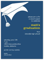 Graduation Invitations by PicMe Prints - Cap & Tassel Navy (Grad Sale 2022)