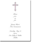 Chatsworth Robin Maguire - Invitations (Pink Cross)