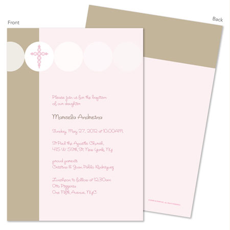 Spark & Spark Invitations (Classic Pink Medallions) Spark & Spark Invitations (Classic Pink Medallions)