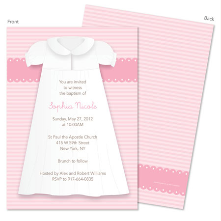 Spark & Spark Invitations (Sweet Baptism Gown) Spark & Spark Invitations (Sweet Baptism Gown)