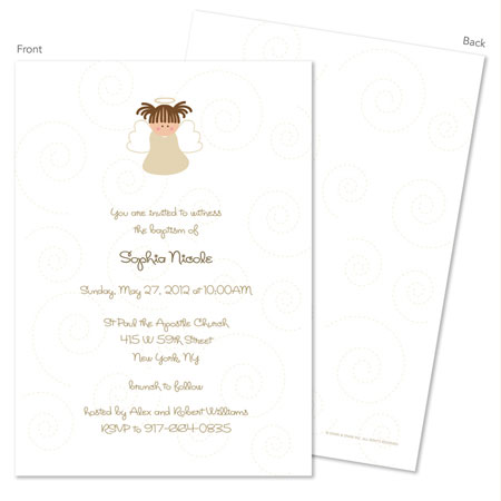 Spark & Spark Invitations (Angel Swirls)