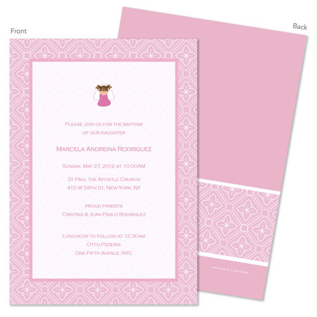 Spark & Spark Invitations (Pink Rosettes)