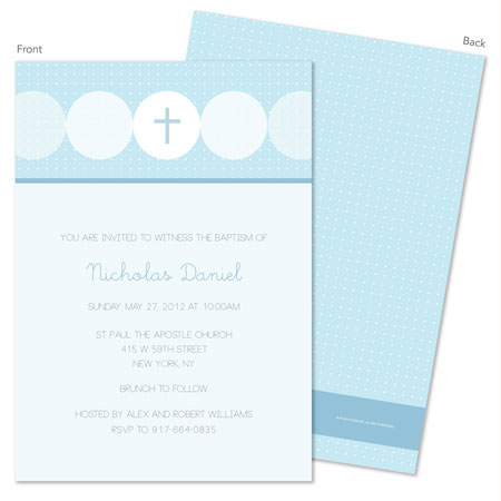 Spark & Spark Invitations (Medallions & Blue Dots) Spark & Spark Invitations (Medallions & Blue Dots)