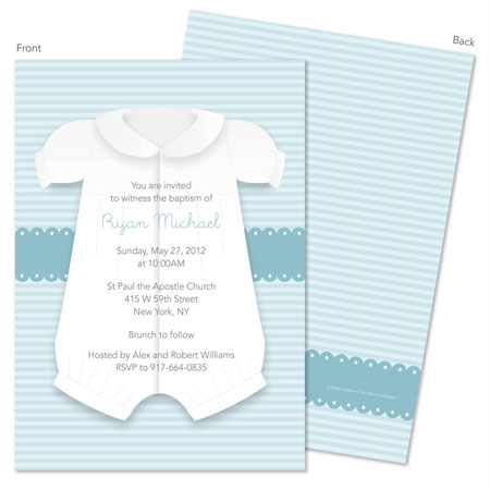 Spark & Spark Invitations (Cute Baptism Gown) Spark & Spark Invitations (Cute Baptism Gown)