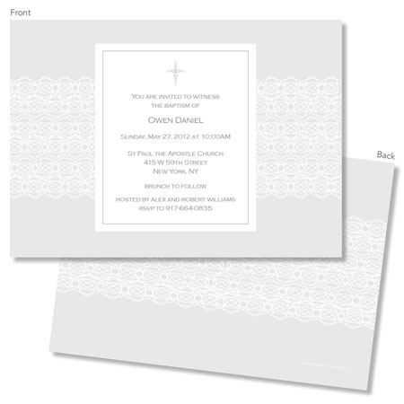 Spark & Spark Invitations (Silver Lace)