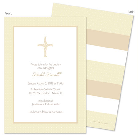 Spark & Spark Invitations (Delicate Frame In Gold)
