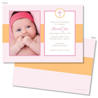Spark & Spark Invitations (Two Bold Pink Panels - Photo)