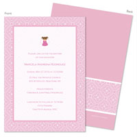 Spark & Spark Invitations (Pink Rosettes)