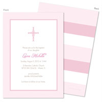 Spark & Spark Invitations (Pink Threaded Cross)