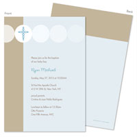 Spark & Spark Invitations (Classic Blue Medallions)