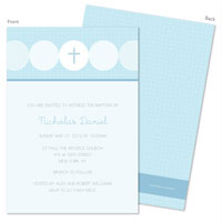 Spark & Spark Invitations (Medallions & Blue Dots) Spark & Spark Invitations (Medallions & Blue Dots)