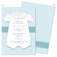 Spark & Spark Invitations (Cute Baptism Gown)
