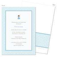 Spark & Spark Invitations (Blue Rosettes)