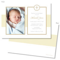 Spark & Spark Invitations (Bold Gold Panels - Photo)