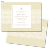 Spark & Spark Invitations (Gold Lace)