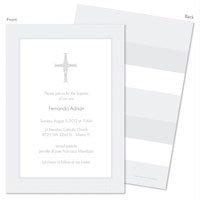 Spark & Spark Invitations (Delicate Frame In Silver)