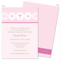 Spark & Spark Invitations (Darling Pink Communion)