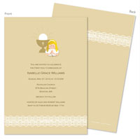 Spark & Spark Invitations (Lace On Bottom - Blonde)