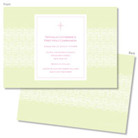 Spark & Spark Invitations (A Delicate Green Lace)