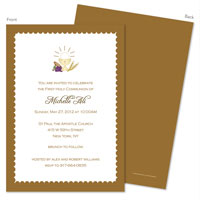 Spark & Spark Invitations (Symbols With Scallop Border)