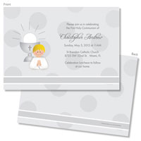 Spark & Spark Invitations (A Praying Boy - Blonde)