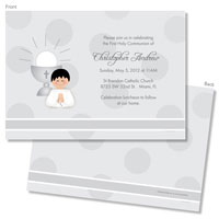 Spark & Spark Invitations (A Praying Boy - Asian)