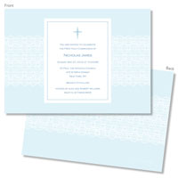 Spark & Spark Invitations (A Delicate Blue Lace)