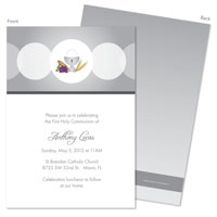 Spark & Spark Invitations (Array Of Grey Circles)