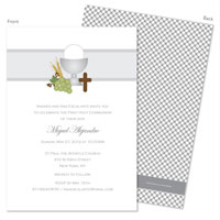 Spark & Spark Invitations (Delicate Grey Symbols)