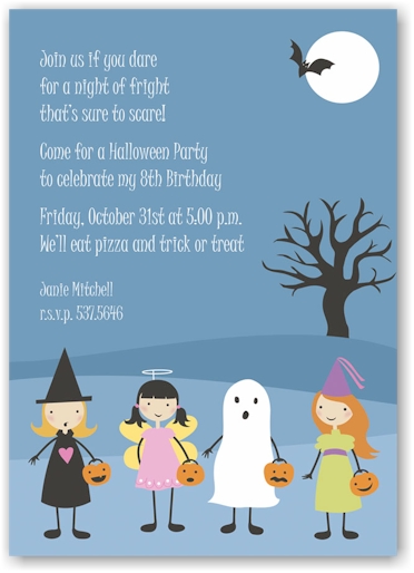 Stacy Claire Boyd - Halloween Invitations (Trick or Treat)