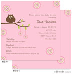 Take Note Designs Baby Shower Invitations - She's having a Girl Owl