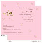 Take Note Designs Baby Shower Invitations - Cheeping Hearts Pink