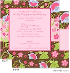 Take Note Designs Baby Shower Invitations - Fun Floral Vines