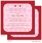 Take Note Designs Baby Shower Invitations - Twin Ladybugs on Pink