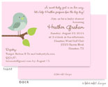 Take Note Designs Baby Shower Invitations - Spring Arrival Baby Girl