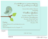 Take Note Designs Baby Shower Invitations - Spring Arrival