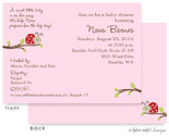 Take Note Designs Baby Shower Invitations - Little Lady Branch