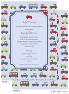 Take Note Designs Baby Shower Invitations - Boy Cars Baby Shower Tag