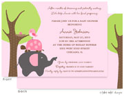 Take Note Designs Baby Shower Invitations - Patiently Waiting Girl