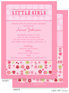 Take Note Designs Baby Shower Invitations - Little Girls are Made of Garden
