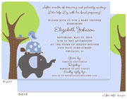 Take Note Designs Baby Shower Invitations - Patiently Waiting Boy
