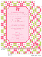 Take Note Designs Baby Shower Invitations - Sweet Floral