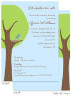 Take Note Designs Baby Shower Invitations - Waiting for a Baby Boy