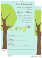 Take Note Designs Baby Shower Invitations - Boy or Girl Clothes Line
