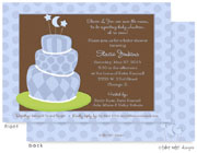 Take Note Designs Baby Shower Invitations - Star and Moon Cake Boy